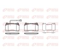 REMSA 0666.51 Brake pad set
