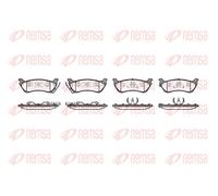 REMSA 0698.01 Brake Pad Set, disc brake for MERCEDES-BENZ