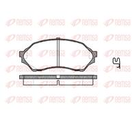 REMSA 0699.00 Brake Pad Set, disc brake for MAZDA