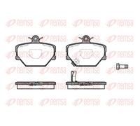 REMSA 0705.02 Brake Pad Set, disc brake for SMART