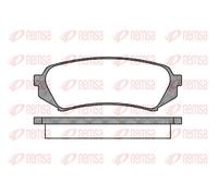 REMSA 0706.00 Brake pad set