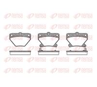 REMSA 0741.02 Brake Pad Set, disc brake for TOYOTA,TOYOTA (FAW)