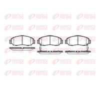 REMSA 0747.12 Brake pad set