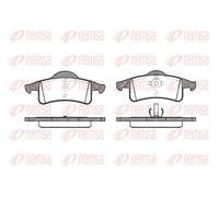 REMSA 0758.00 Brake pad set