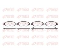 BRAKE PAD SET DISC BRAKE 0772.02 FOR FORD TRANSIT/Van/Bus/Platform/Chassis 2.4L