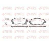 REMSA 0774.02 Brake pad set