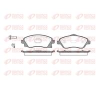 REMSA 0774.12 Brake pad set