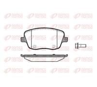 Remsa Disc Brake Pad Set 0775.00 - Front Axle - for VW Polo Classic, SEAT, Skoda