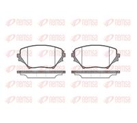 REMSA 0813.00 Brake pad set