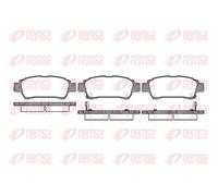 REMSA 0820.02 Brake pad set