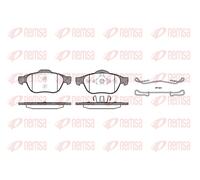 REMSA 0843.00 Brake pad set