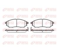 REMSA 0852.14 Brake pad set