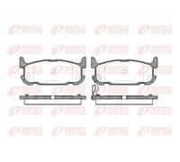 REMSA 0853.12 Brake pad set