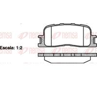 REMSA 0854.00 Brake Pad Set, disc brake for CHERY,LEXUS,TOYOTA
