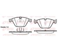 REMSA 0857.20 Brake pad set