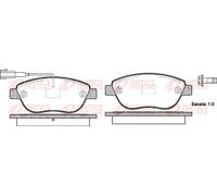 REMSA 0859.11 Brake pad set