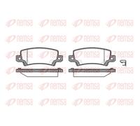 REMSA 0874.02 Brake pad set