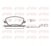 REMSA 0879.02 Brake Pad Set, disc brake for LANCIA