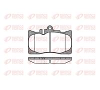 REMSA 0890.00 Brake pad set