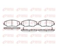 REMSA 0899.00 Brake Pad Set, disc brake for HONDA,HONDA (DONGFENG)