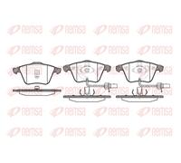REMSA 0964.02 Brake pad set