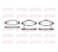 REMSA 0978.02 Brake Pad Set, disc brake for TOYOTA