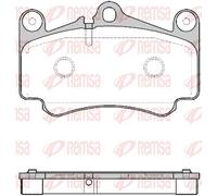 REMSA 0981.00 Brake pad set