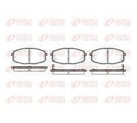 REMSA 1038.02 Brake Pad Set, disc brake for CHANA,HYUNDAI (BEIJING),KIA,KIA (DYK