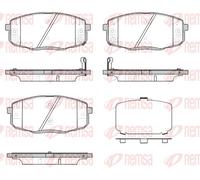REMSA 1038.12 Brake pad set