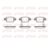 Remsa Brake Pads 1047.02, Rear Axle Disc Brake for Toyota Avensis Estate/Saloon