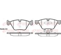 BRAKE PAD SET DISC BRAKE 1052.10 FOR BMW 3/E90/Convertible N43B20A N46B20 2.0L