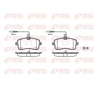 REMSA 1102.04 Brake pad set