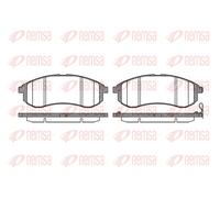 REMSA 1129.01 Brake Pad Set, disc brake for MITSUBISHI