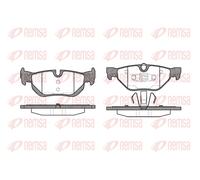 REMSA 1145.00 Brake Pad Set, disc brake for BMW,BMW (BRILLIANCE)