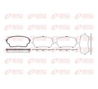 REMSA 1166.01 Brake Pad Set, disc brake for SUZUKI