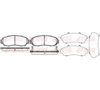 REMSA 1171.12 Brake pad set