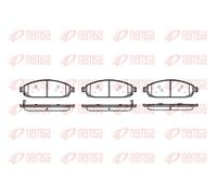 REMSA 1173.02 Brake Pad Set, disc brake for JEEP