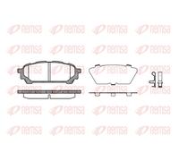 REMSA 1176.01 Brake Pad Set, disc brake for SUBARU