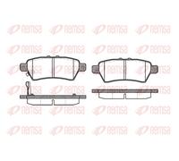 REMSA 1188.01 Brake pad set