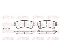 REMSA 1196.02 Brake pad set