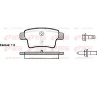 REMSA 1241.00 Brake pad set