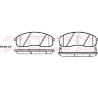 REMSA 1244.02 Brake pad set
