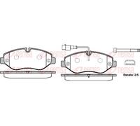 REMSA 1245.02 Brake pad set