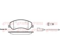 REMSA 1250.02 Brake pad set