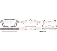 REMSA 1268.00 Brake pad set