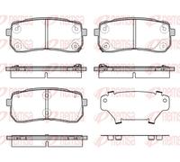 REMSA 1288.12 Brake pad set