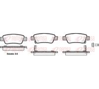 REMSA 1290.02 Brake pad set