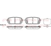REMSA 1303.02 Brake pad set