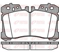 REMSA 1320.00 Brake Pad Set, disc brake for LEXUS