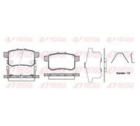 Brake pads Rear Axle 1332.12 REMSA for HONDA ACCORD VIII ACCORD VIII Estate
